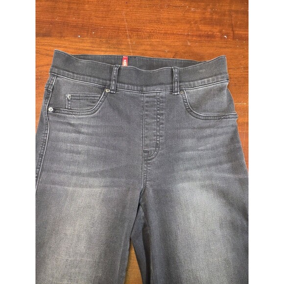 Spanx Jeans Womens Small Petite Black Grey Wash Pull On Skinny Jeggings Slimming - Picture 2 of 7